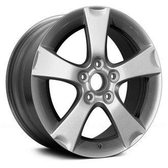 Replace® - 5-Spoke Silver 17x6.5 Alloy Factory Wheel - Remanufactured