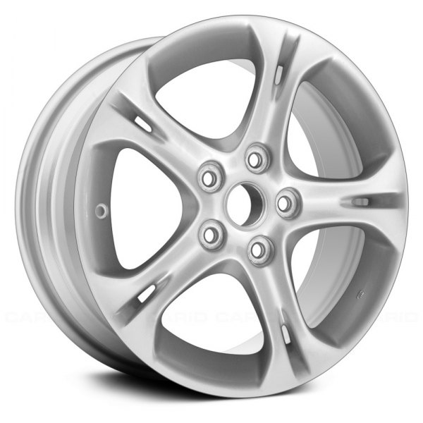 Replace® - 16 x 7.5 Double 5-Spoke Silver Alloy Factory Wheel (Remanufactured)