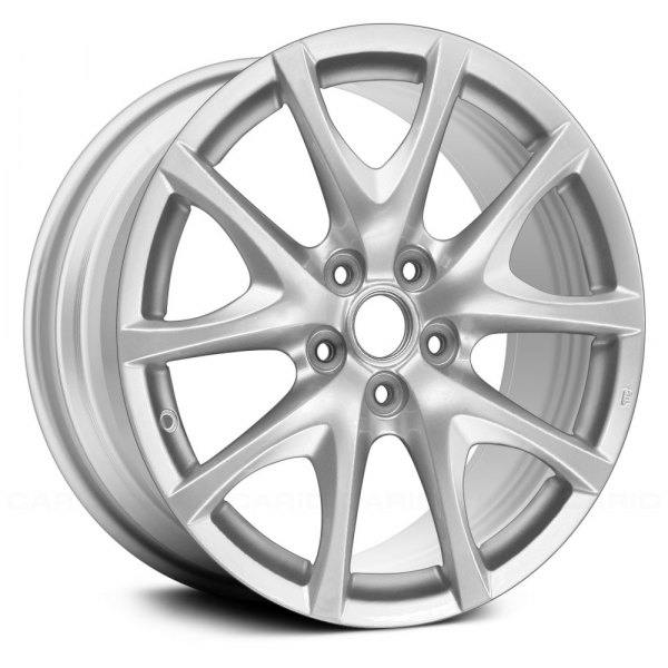 Replace® - 18 x 8 5 V-Spoke Silver Metallic Full Face Alloy Factory Wheel (Remanufactured)
