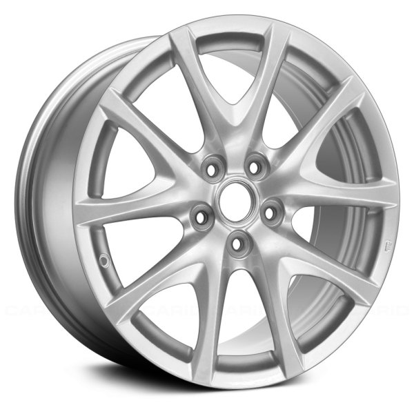 Replace® - 18 x 8 5 V-Spoke Hyper Silver Alloy Factory Wheel (Remanufactured)