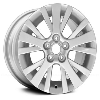 Replace® - 5 W-Spoke Silver 17x7 Alloy Factory Wheel - Remanufactured