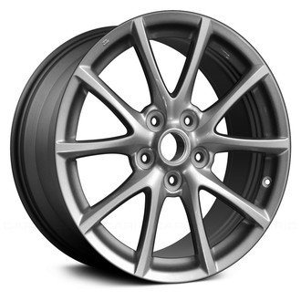 Replace® - 5 V-Spoke Dark Charcoal 17x7 Alloy Factory Wheel - Remanufactured