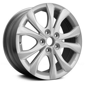 Replace® - 5 V-Spoke Silver 17x7 Alloy Factory Wheel - Remanufactured