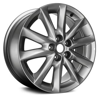 Replace® - 10-Spoke Dark Smoked Hypersilver 18x7 Alloy Factory Wheel - Remanufactured