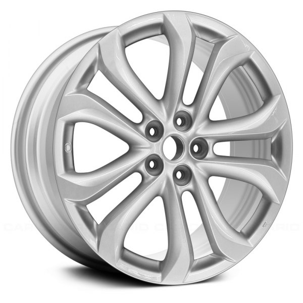 Replace® - 20 x 7.5 5 V-Spoke Silver Alloy Factory Wheel (Remanufactured)