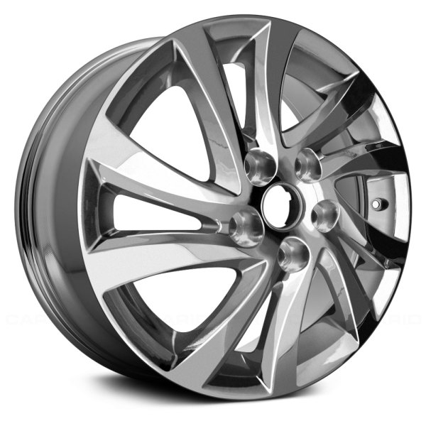 Replace® - 16 x 6.5 10 Spiral-Spoke Light PVD Chrome Alloy Factory Wheel (Remanufactured)
