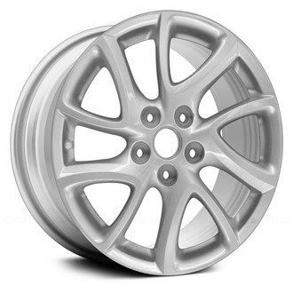 Replace® - 10 Spiral-Spoke Silver 17x7 Alloy Factory Wheel - Remanufactured