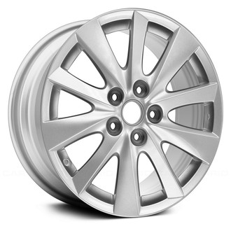 Replace® - 10 Turbine-Spoke Sparkle Silver 17x7 Alloy Factory Wheel - Remanufactured