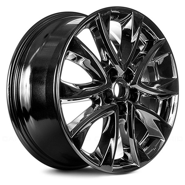 Replace® - 19 x 7 5 V-Spoke Dark PVD Chrome Alloy Factory Wheel (Remanufactured)