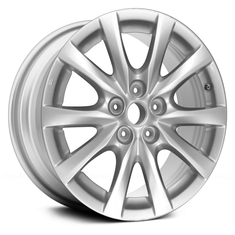 Replace® ALYMX010U20 - 5 V-Spoke Sparkle Silver 17x7.5 Alloy