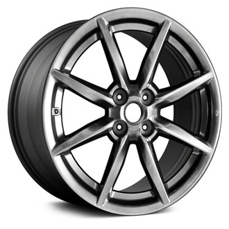 Replace® - 4 V-Spoke Charcoal Silver 17x7 Alloy Factory Wheel - Remanufactured