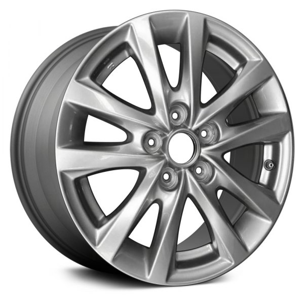 Replace® - 16 x 6.5 10-Spoke Light Charcoal Alloy Factory Wheel (Remanufactured)