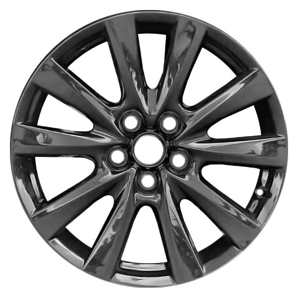Replace® - 18 x 7 10-Spoke Painted Gloss Black Alloy Factory Wheel (Remanufactured)