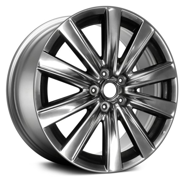 Replace® - 19 x 7.5 10-Spoke Medium Smoked Hypersilver Alloy Factory Wheel (Remanufactured)