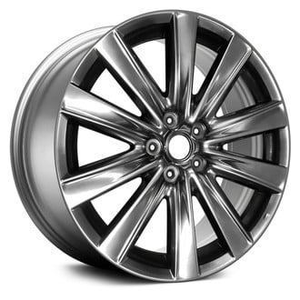 Replace® - 10-Spoke Medium Smoked Hypersilver 19x7.5 Alloy Factory Wheel - Remanufactured