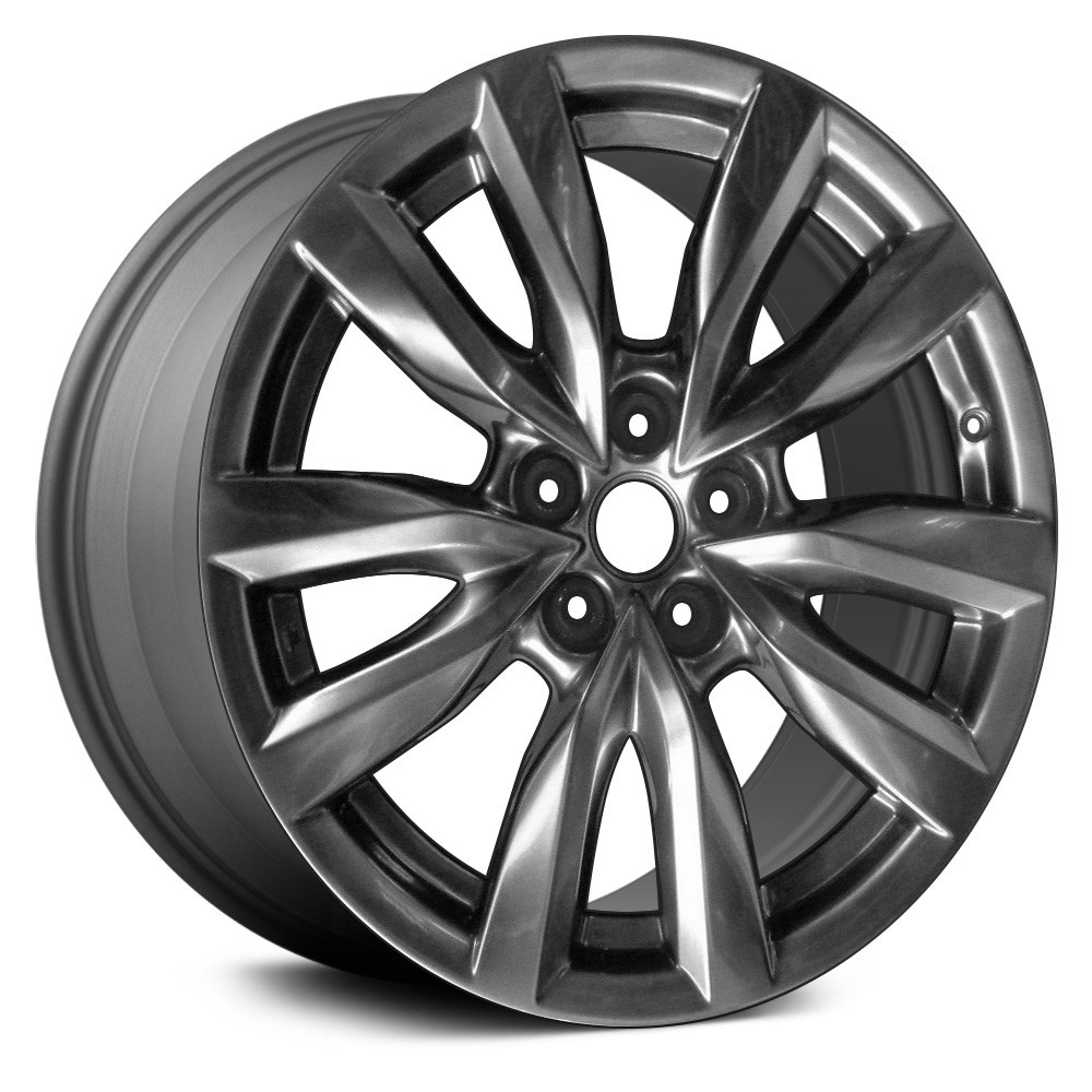Replace® ALYMX032U35 - 10-Spoke Machined Medium Charcoal 18x8