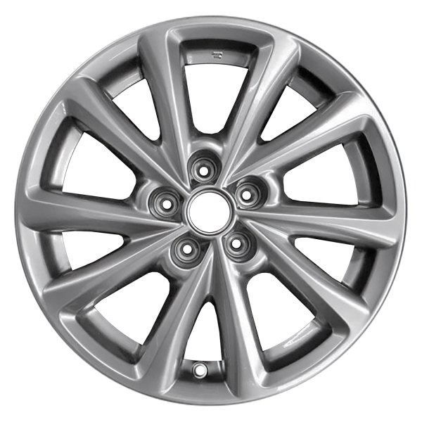 Replace® - 17 x 7 10-Spoke Painted Medium Charcoal Metallic Alloy Factory Wheel (Remanufactured)