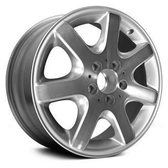 Replace® - 7 I-Spoke Bright Sparkle Silver 16x8 Alloy Factory Wheel - Remanufactured