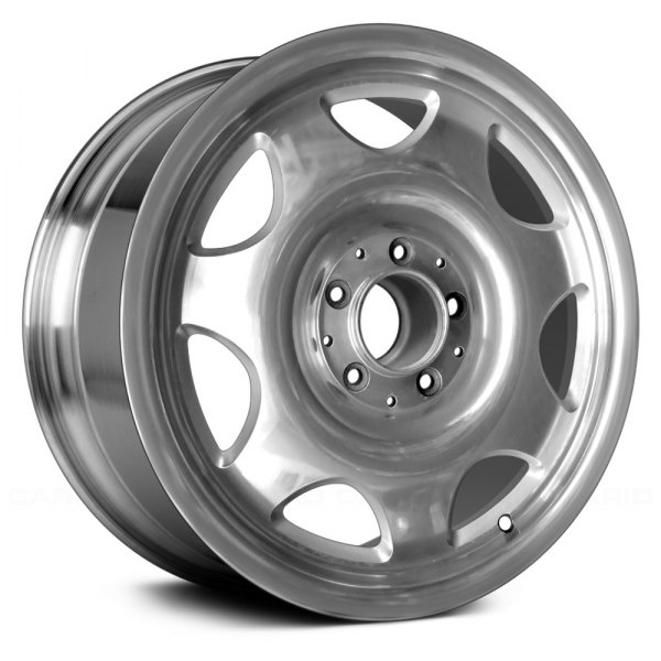 Replace® - 16 x 7 7-Slot Polished and Light Silver Alloy Factory Wheel (Remanufactured)