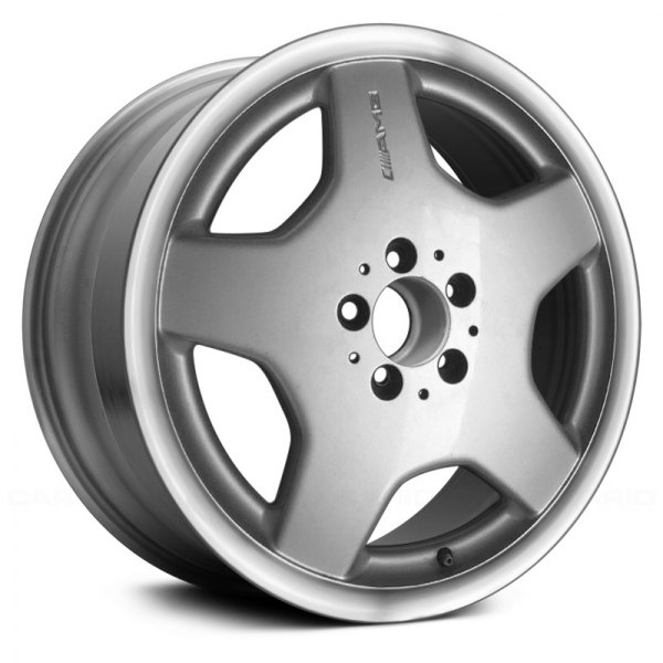 Replace® - 18 x 8.5 5-Spoke Silver with Machined Lip Alloy Factory Wheel (Remanufactured)