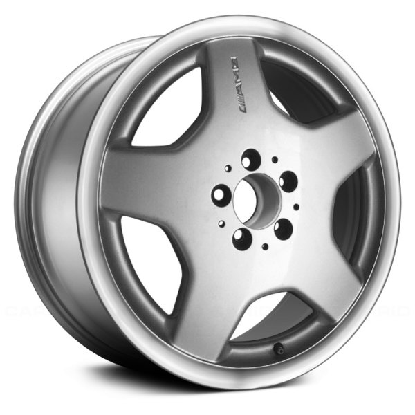 Replace® - 18 x 8.5 5-Spoke Bright Hyper Silver Alloy Factory Wheel (Remanufactured)