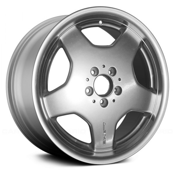 Replace® - 18 x 9.5 5-Spoke Bright Sparkle Silver Alloy Factory Wheel (Remanufactured)
