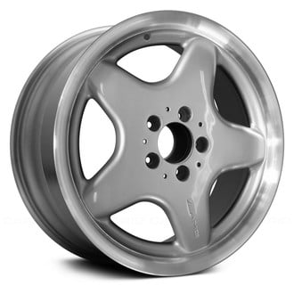 Replace® - 5-Spoke Machined Lip Silver Spokes 17x8.5 Alloy Factory Wheel - Remanufactured