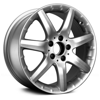 Replace® - 7 I-Spoke Hyper Silver 17x7.5 Alloy Factory Wheel - Remanufactured