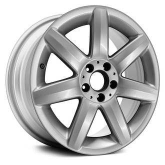Replace® - 7 I-Spoke Silver 17x8.5 Alloy Factory Wheel - Remanufactured