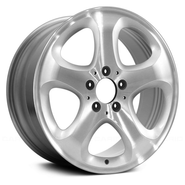 Replace® - 17 x 7.5 5-Spoke Silver with Machined Accents Alloy Factory Wheel (Factory Take Off)