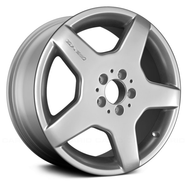 Replace® - 18 x 8.5 5-Spoke Bright Sparkle Silver Full Face Alloy Factory Wheel (Remanufactured)