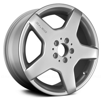 Replace® - 5-Spoke Bright Sparkle Silver Full Face 18x8.5 Alloy Factory Wheel - Remanufactured