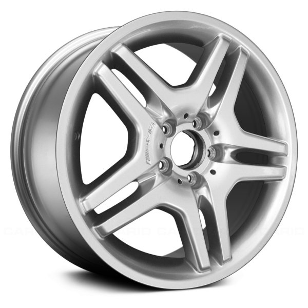 Replace® - 18 x 9 Double 5-Spoke Hyper Silver Alloy Factory Wheel (Remanufactured)
