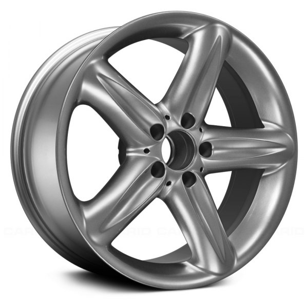 Replace® - 18 x 8.5 5-Spoke Hyper Silver Alloy Factory Wheel (Remanufactured)