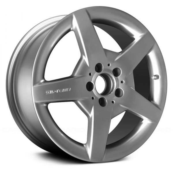 Replace® - 17 x 7.5 5-Spoke Hyper Silver Alloy Factory Wheel (Remanufactured)
