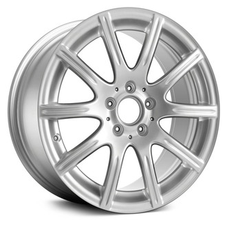 Replace® - 10 I-Spoke Hyper Silver 17x8.5 Alloy Factory Wheel - Remanufactured