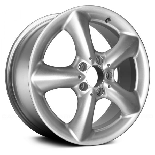 Replace® - 17 x 8.5 5-Spoke Hyper Silver Alloy Factory Wheel (Remanufactured)