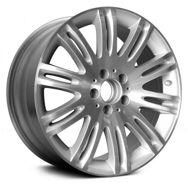 Replace® - 18 x 8.5 10 Double I-Spoke Machined with Silver Vents Alloy Factory Wheel (Remanufactured)