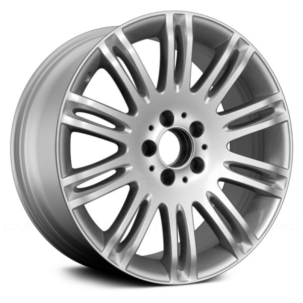Replace® - 18 x 8.5 10 Double I-Spoke Sparkle Silver Alloy Factory Wheel (Replica)