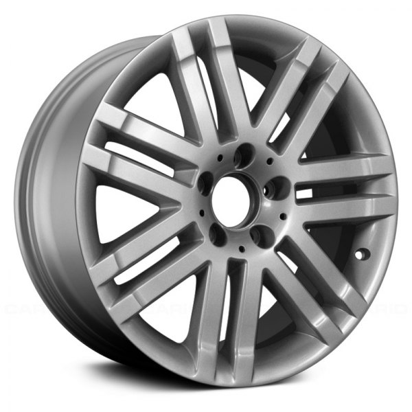 Replace® - 17 x 7.5 7 V-Spoke Silver Alloy Factory Wheel (Remanufactured)