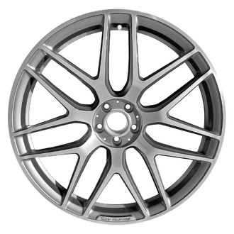 Replace® - 7 Y-Spoke Polished Medium Charcoal 22x10 Alloy Factory Wheel - Remanufactured