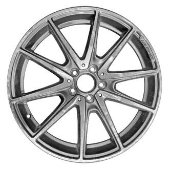 Replace® - 10 I-Spoke Machined Medium Charcoal 19x8 Alloy Factory Wheel - Remanufactured