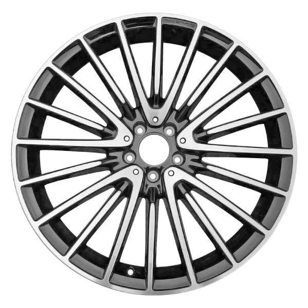 Replace® - 21 x 10 20-Spoke Machined Gloss Black Alloy Factory Wheel (Remanufactured)