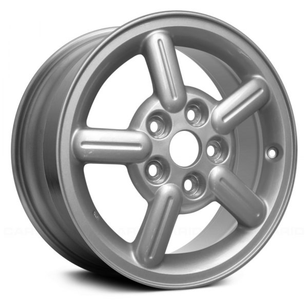 Replace® - 15 x 6 5-Spoke Silver Alloy Factory Wheel (Remanufactured)