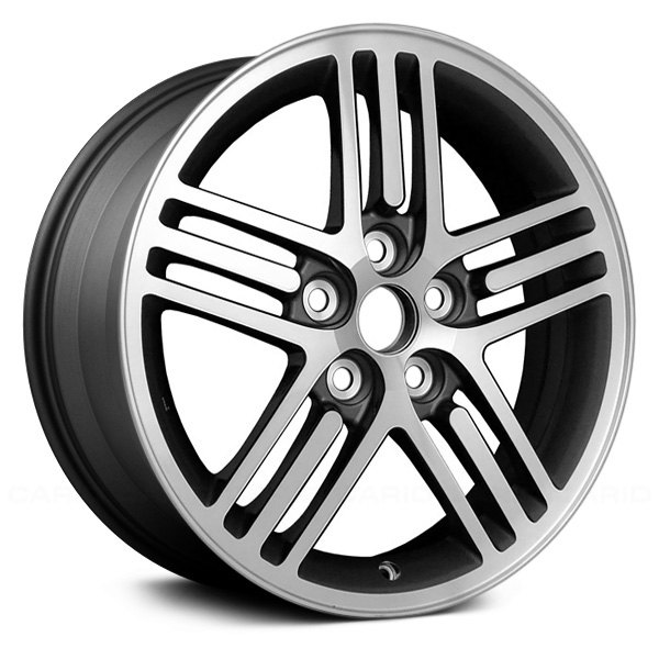 Replace® - 17 x 6.5 Triple 5-Spoke Charcoal Gray Alloy Factory Wheel (Remanufactured)