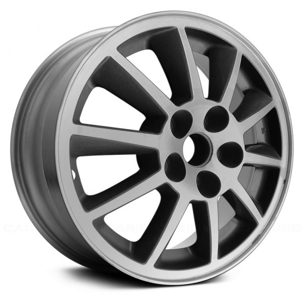 Replace® - 16 x 6.5 10 Turbine-Spoke Charcoal Gray Alloy Factory Wheel (Remanufactured)