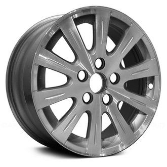 Replace® - 10 I-Spoke Machined with Silver Vents 16x6.5 Alloy Factory Wheel - Remanufactured