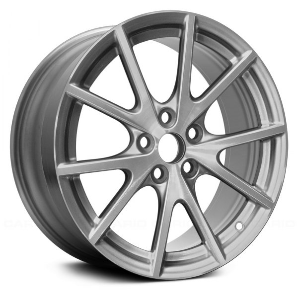 Replace® - 18 x 8 5 V-Spoke Bright Polished Alloy Factory Wheel (Remanufactured)