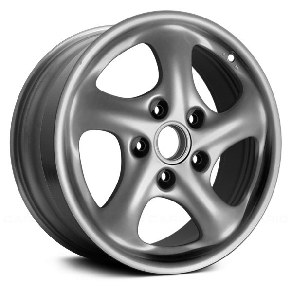 Replace® - 17 x 8.5 5 Spiral-Spoke Silver Alloy Factory Wheel (Remanufactured)