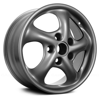 Replace® - 5 Spiral-Spoke Silver 17x9 Alloy Factory Wheel - Remanufactured